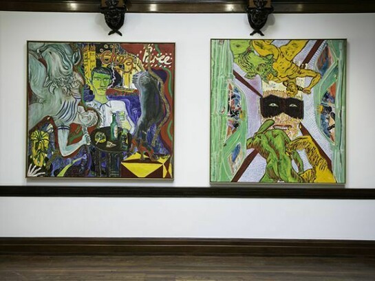 Peter Doig, Winter Garden installation views, Courtesy Michael Werner Gallery, New York and London