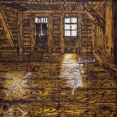 Anselm Kiefer, Parsifal II (1973, detalle)