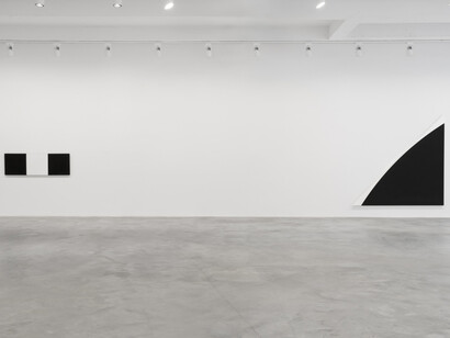 Ellsworth Kelly, Black and white, exhibition view. Courtesy of Matthew Marks Gallery