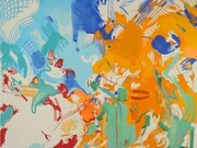 Sue Williams, The Serpent, 2013, Oil and acrylic on canvas, 54 x 64 inches (137.2 x 162.6 cm), Signed, title and date on verso. Courtesy 303 Gallery, New York