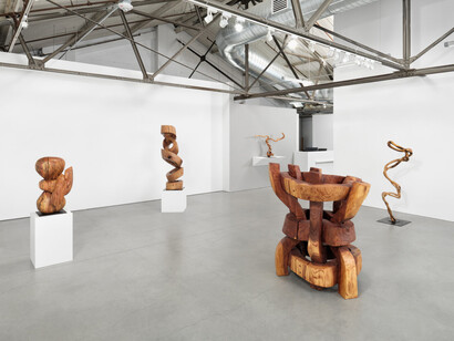 Sam Perry, Folds, exhibition view. Courtesy of Rena Bransten Gallery
