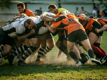 Un incontro di rugby