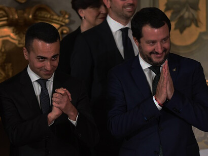Luigi Di Maio e  Matteo Salvini