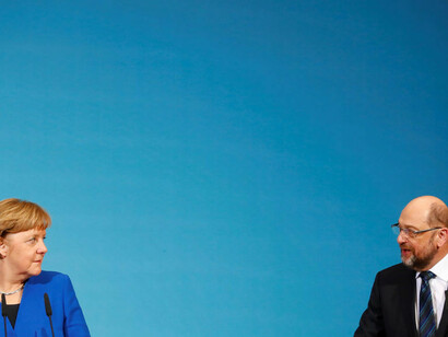 Merkel y Schulz