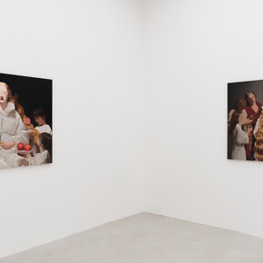 Nieves González, Sacred hair / Capelli sacri, exhibition view. Courtesy of T293