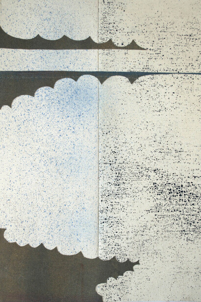 Barbara Steppe, jap, acrylic/cotton, 2014