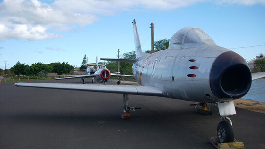 North American Aviation F-86 Sabre. Courtesy of Pearl Harbor Aviation Museum