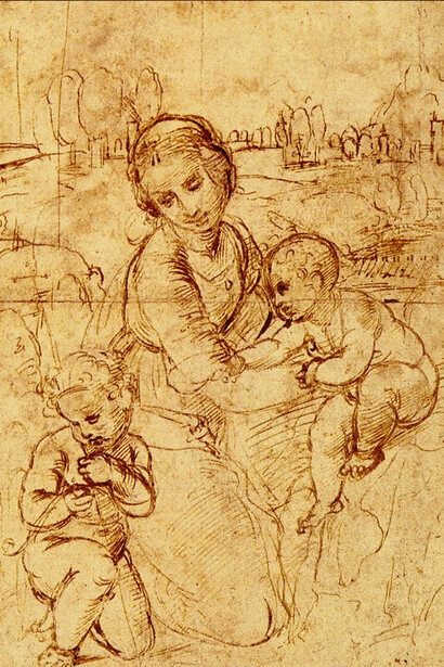 Raffaello, Madonna col Figlio e S. Giovannino