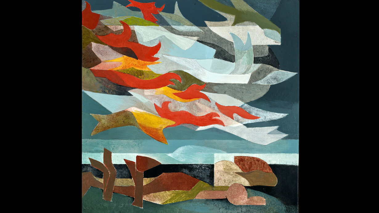 Art non-figuratif. Courtesy of Villa Vauban