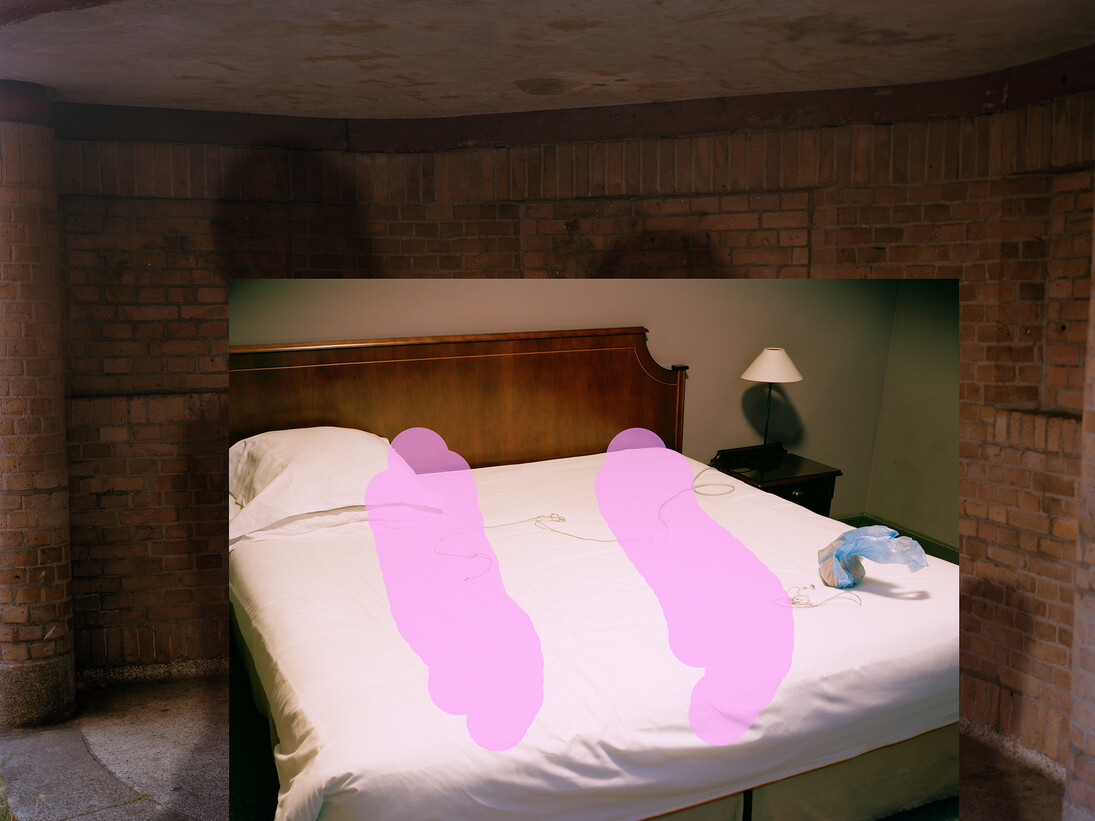 Lucas Blalock, The Sleepers, 2016, archival inkjet print, 59 x 75 cm (framed). Courtesy of the artist and Ramiken Crucible, New York.

