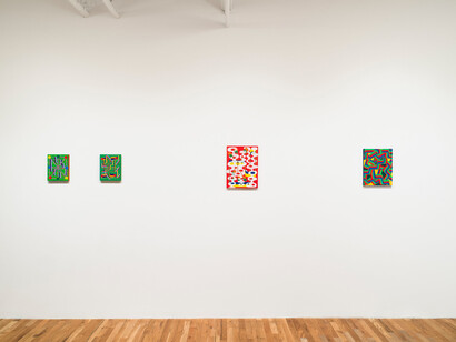 Isaac Tin Wei Lin, Intertwined infinities, exhibition view. Courtesy of Fleisher/Ollman Gallery
