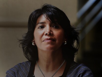 Yasna Provoste, candidata democratacristiana. Preside el Senado