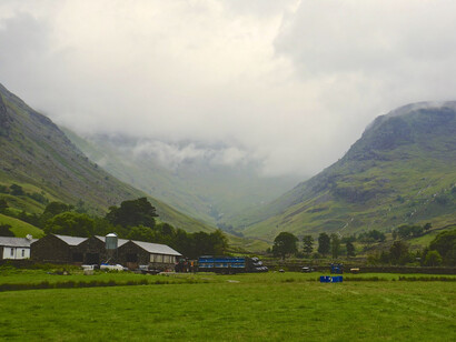 Valle en la Península de Lizard, Reino Unido