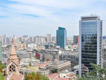 A panoramic view of Santiago, Chile, reflecting one of South America's key centers of political transformation