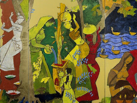 India Modern: The Paintings of M. F. Husain. Courtesy of Art Institute of Chicago