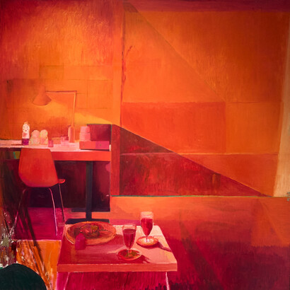 Erin Holly, A Trans Arrangement of the Painted Space, 2023. Courtesy of JD Malat Gallery