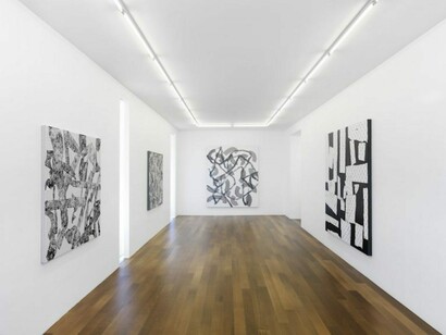 Yves Zurstrassen, Exhibition view. Courtesy of Galerie Xippas