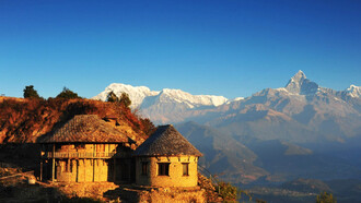 Pokhara al tramonto, Phewa, Nepal 