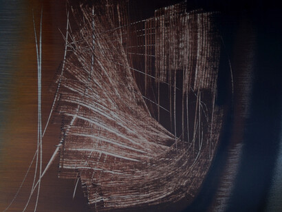 Hans Hartung
T1962-E28, 1962,
acrylic on canvas,
150 x 93 cm.
Courtesy Mazzoleni, London-Torino

