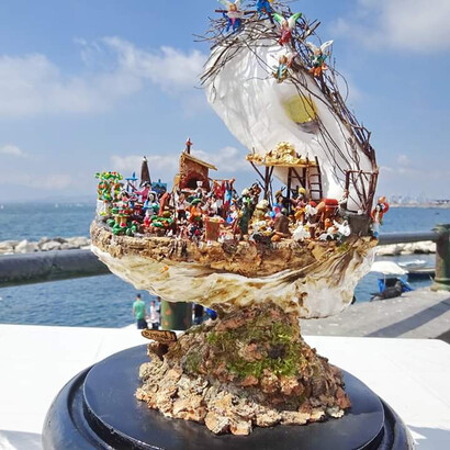 Escultura miniatura, obra de Mario Accurso