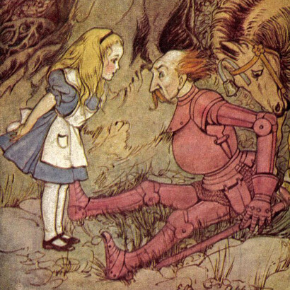 As aventuras de Alice no país das maravilhas e através do espelho por Lewis Carroll. Ilustrado por John Tenniel e Elenore Abbott. 1916