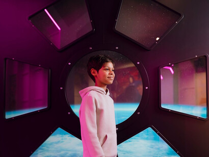 Horrible science: cosmic chaos, exhibition view. Courtesy of Museum of Science and Industry