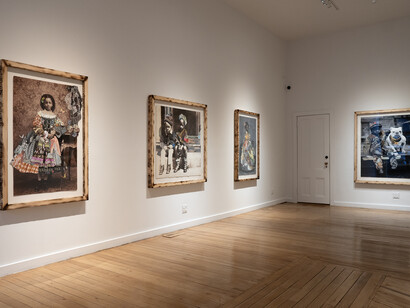 Stan Squirewell, The weight of grace, exhibition view. Courtesy of Claire Oliver Gallery