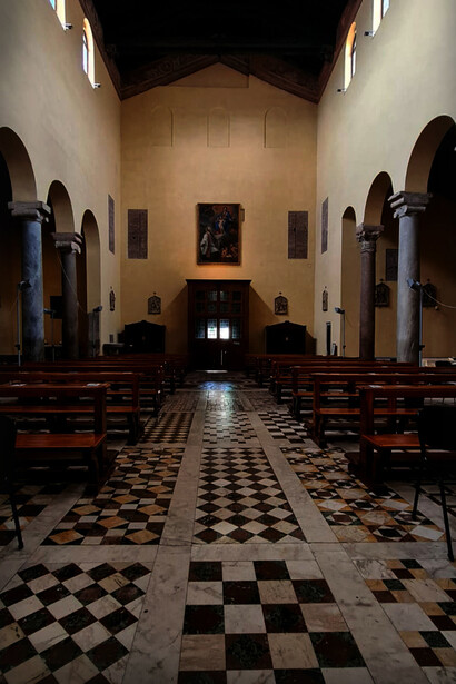 Chiesa di San Saba, controfacciata, foto Federica Antenozio