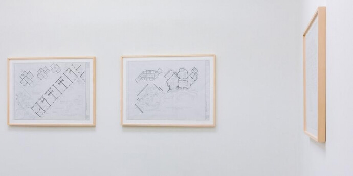 Mark Bennett, Exhibition view. Courtesy of Mark Moore Gallery 