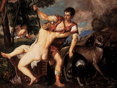 Tiziano Vecellio - Venere e Adone