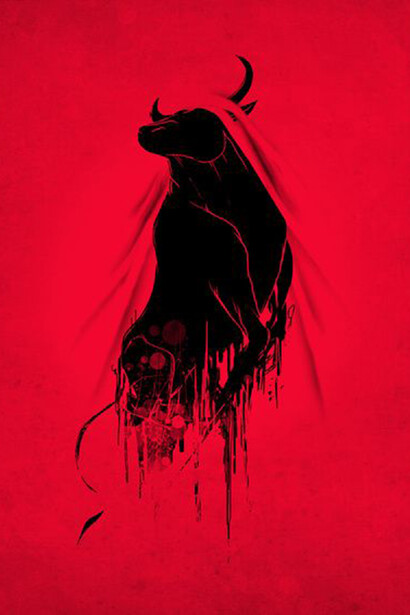 Revenge Of The Toro. Art Print by Anwar Rafiee