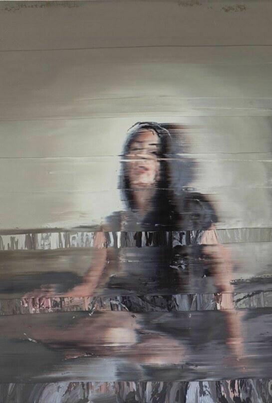 Andy Denzler, Here and Now, Oil on Canvas, 55.1 x 47.2 inches, 1040 x 120 cm