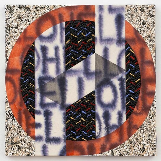 Nichole van Beek, Oh Hell, 2013, acrylic on canvas, 15 x 15 inches. Courtesy of the artist and Jeff Bailey Gallery, New York