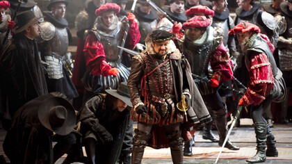 Una scena del Don Carlo di Giuseppe Verdi