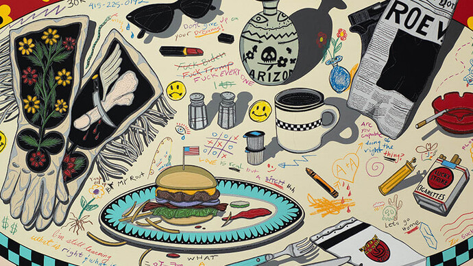 Alex Ziv, Ruth needs no one, 2023. Courtesy of Hashimoto Contemporary Gallery