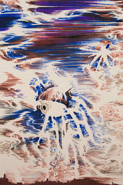 Abdelkader Benchamma, Komentenbuch - Object from the past, 2025. Courtesy of Gallery Isabelle