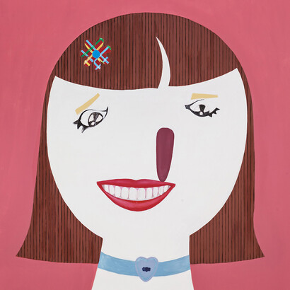 Lorenzo Scotto di Luzio. Untitled, 2016, acrylic on canvas 150 x 150 cm
