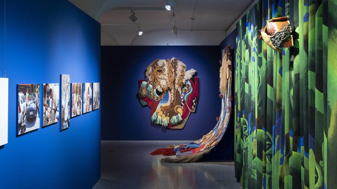 Christoph Hefti. The missing cat und andere textile storys, ausstellungsansicht. Mit freundlicher genehmigung des Museums für Gestaltung