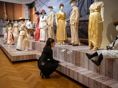 Titanic and fashion: the last dance, exhibition view. Courtesy of Kunstmuseum Den Haag 