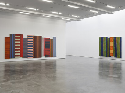 Sean Scully, Duane street, 1981-1983, exhibition view. Courtesy of Lisson Gallery
