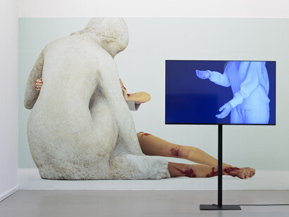 Kate Cooper, We Need Sanctuary, 2017.
Installation view.