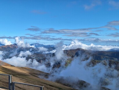 Vista dalla cima del monte Generoso, Svizzera