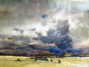 The Scottish Gallery: James Morrison, 'Storm over the Grampians 14.i.2015', Oil on board, 75 x 101 cm, Courtesy of The Scottish Gallery