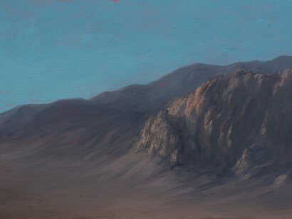 Carrie-Ann Bracco, Late Afternoon Sun, 2022. Oil on panel, 5h x 7w inCourtesy of Garvey | Simon