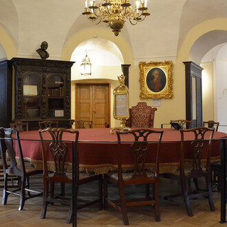 Mikhail Lomonosov and the 18th-century academy of sciences, exhibition view. Courtesy of Kunstkamera