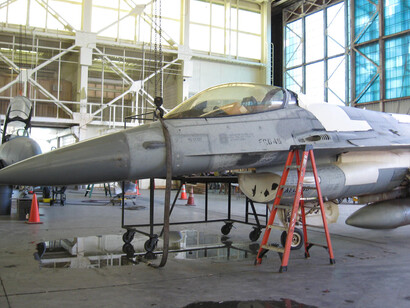 General Dynamics F-16A Fighting Falcon. Courtesy of Pearl Harbor Aviation Museum
