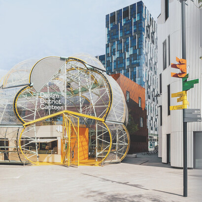 Greenwich Design District is an example of a creative and playful approach to the development and design process