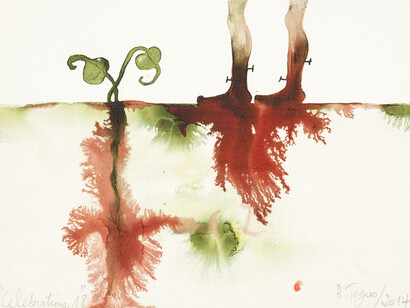 Barthélémy Toguo, Celebrations 18, 2014. Courtesy of Stevenson 