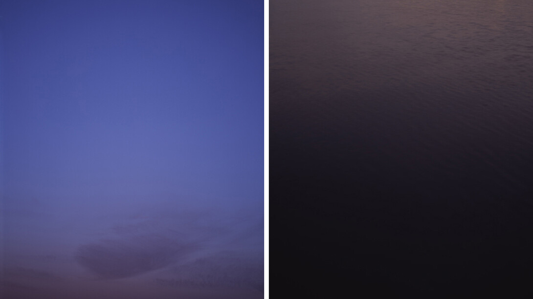 Sharon Harper, Halsnøy, Norway, 11 Jun 10:17 pm and 11 Jun 10:14 pm, 2012, Archival pigment print on Harman fiber-based paper, printed 2014, Signed, titled, dated and numbered 3/5 in ink on a printed label affixed to the reverse of the mount, 40 x 30 inches each, Edition 3/5