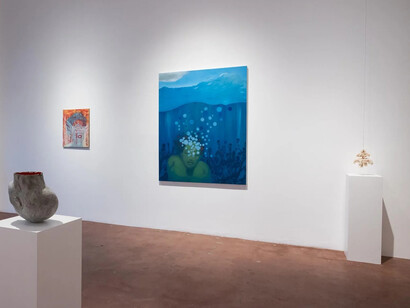 Beryl Odette, Seaing, exhibition view. Courtesy of Track 16 Gallery